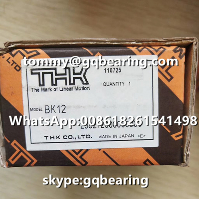 Aplicação de máquinas CNC THK BK40 Unidades de deslizamento de suporte de parafuso de bola de tipo quadrado