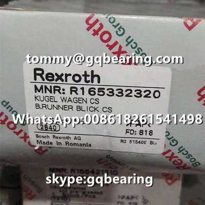 Rexroth R165332320 Material de aço Tipo de flange comprimento padrão altura padrão bloco linear