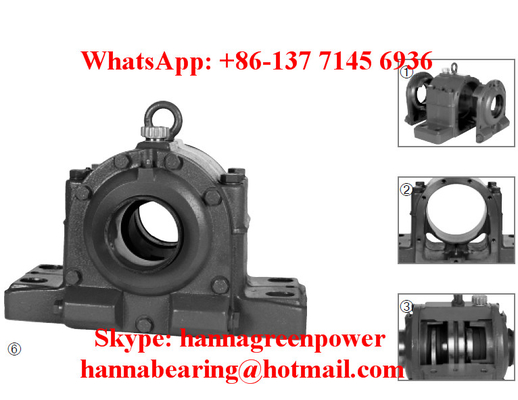 HFOE 218 BL Bloco de encanador com anel transportador de óleo para ventilador de PA 90x410x250mm