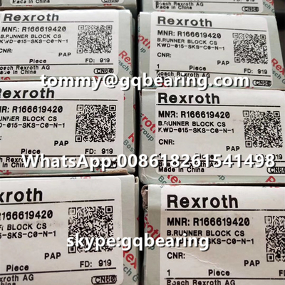 Rexroth R162121322 Material de aço Tipo estreito Comprimento padrão Alta altura Bloco linear