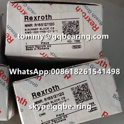 Rexroth R165121120 Material de aço Tipo de flange comprimento padrão altura padrão bloco de corredores